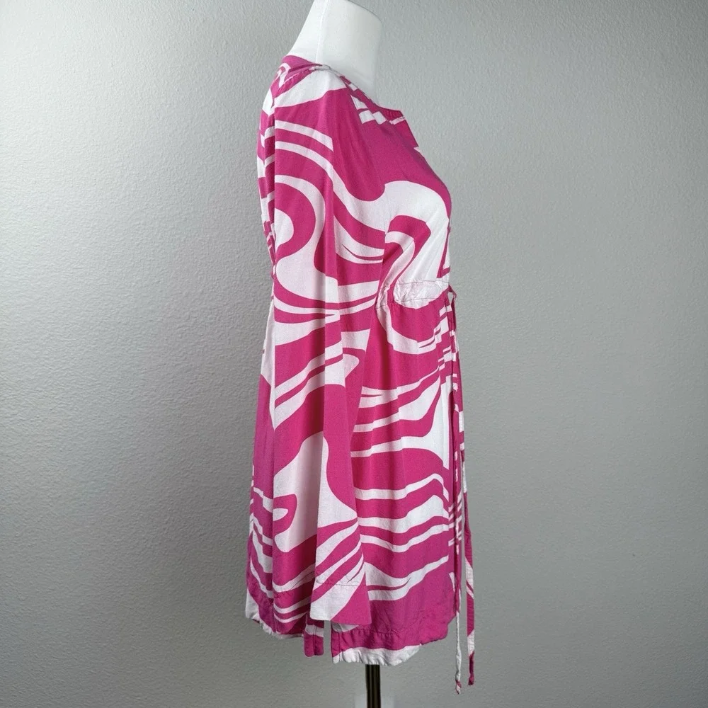 Escapada Beach Womens Abstract Swim Cover Over Size‎ M Resort Vacation Summer